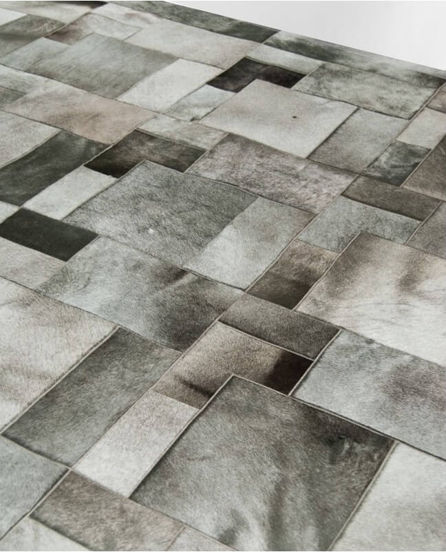 Puzzle col.10 koeienhuid tapijt | Maat: 180 × 300 cm
