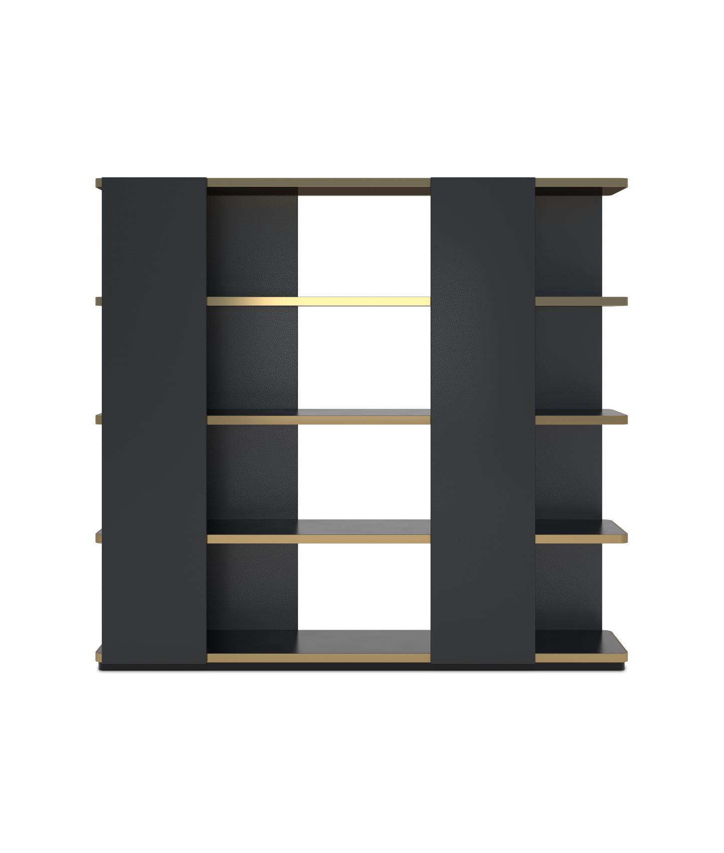 Melodie zwarte boekenkast