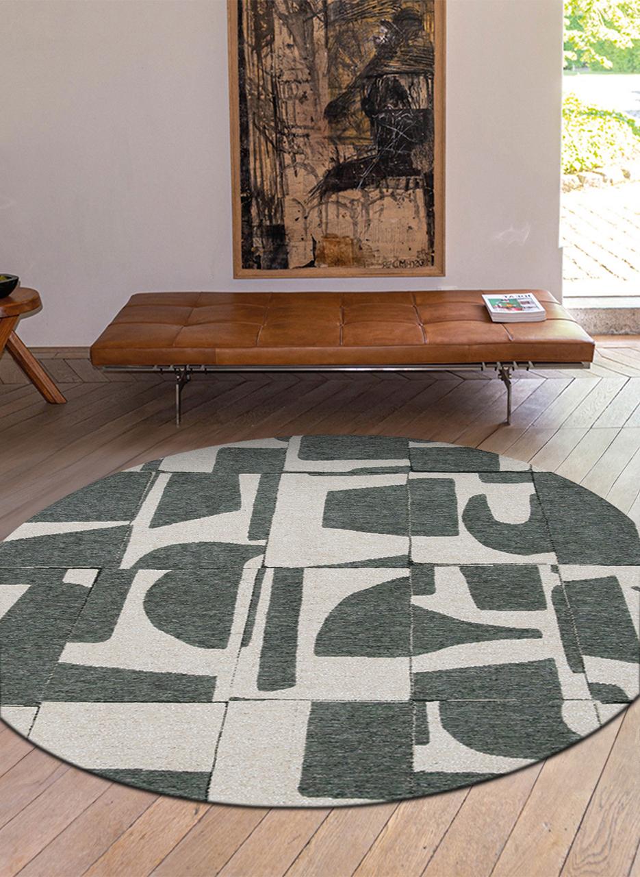 Sea Spray rond tapijt