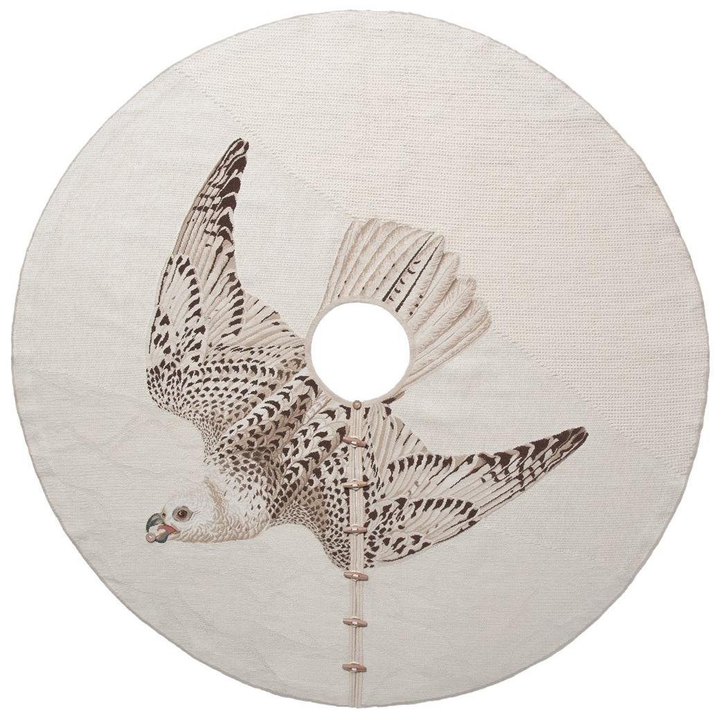 Migratie aquila cirkel designer handgeweven tapijt