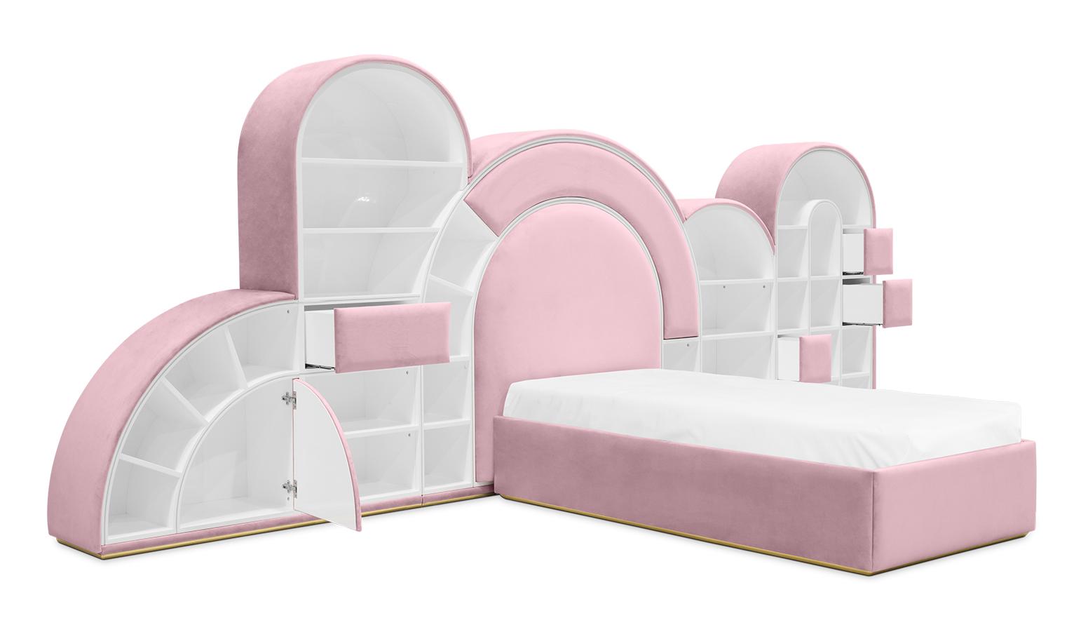 Bubblegum Marshmallow roze kinderbed