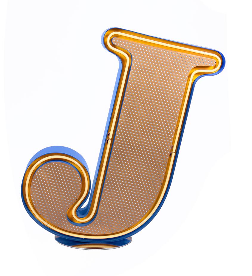 Joyful Letter J lamp