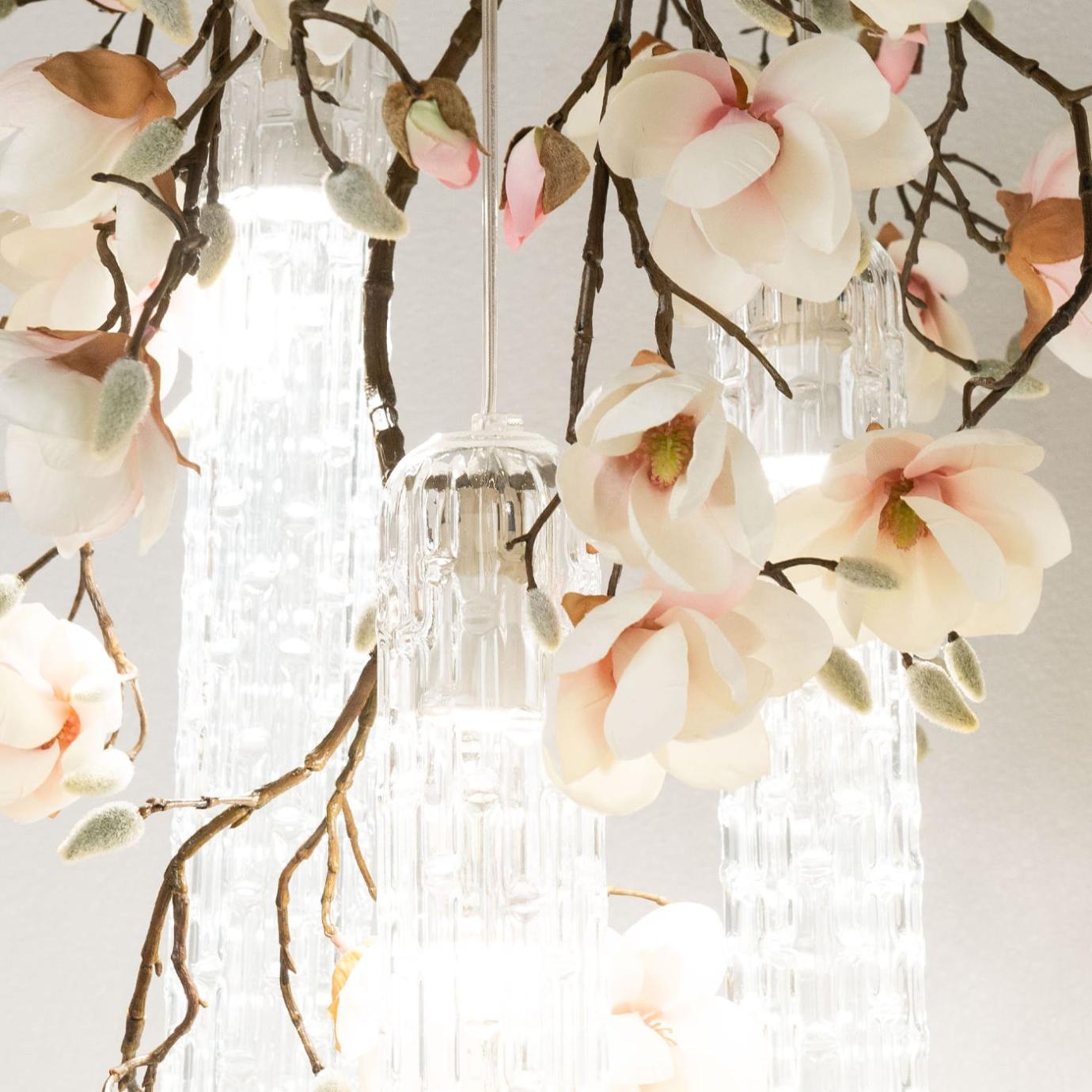 Magnolia kleine witte kroonluchter