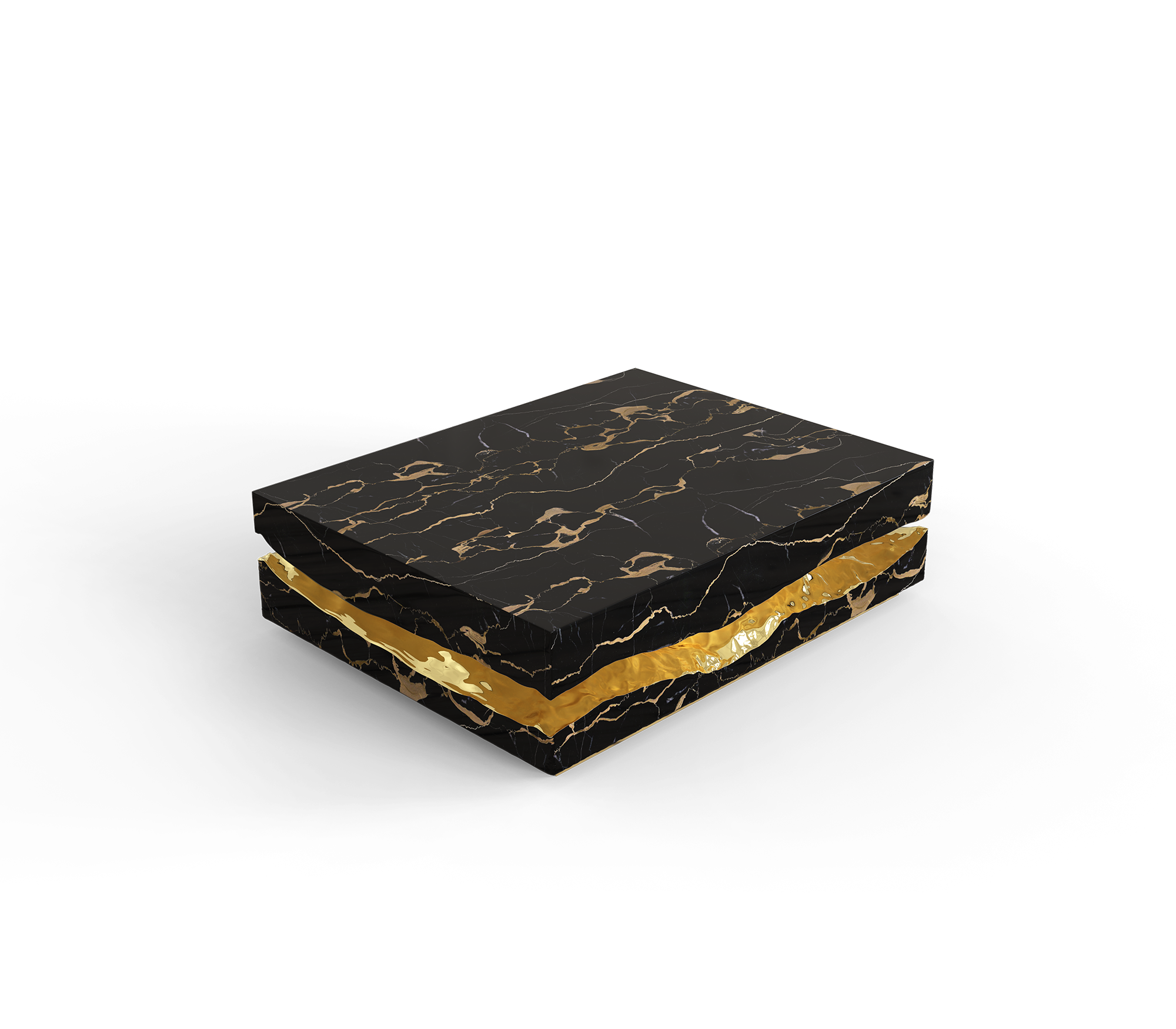 Boulder Portoro marmeren tafel