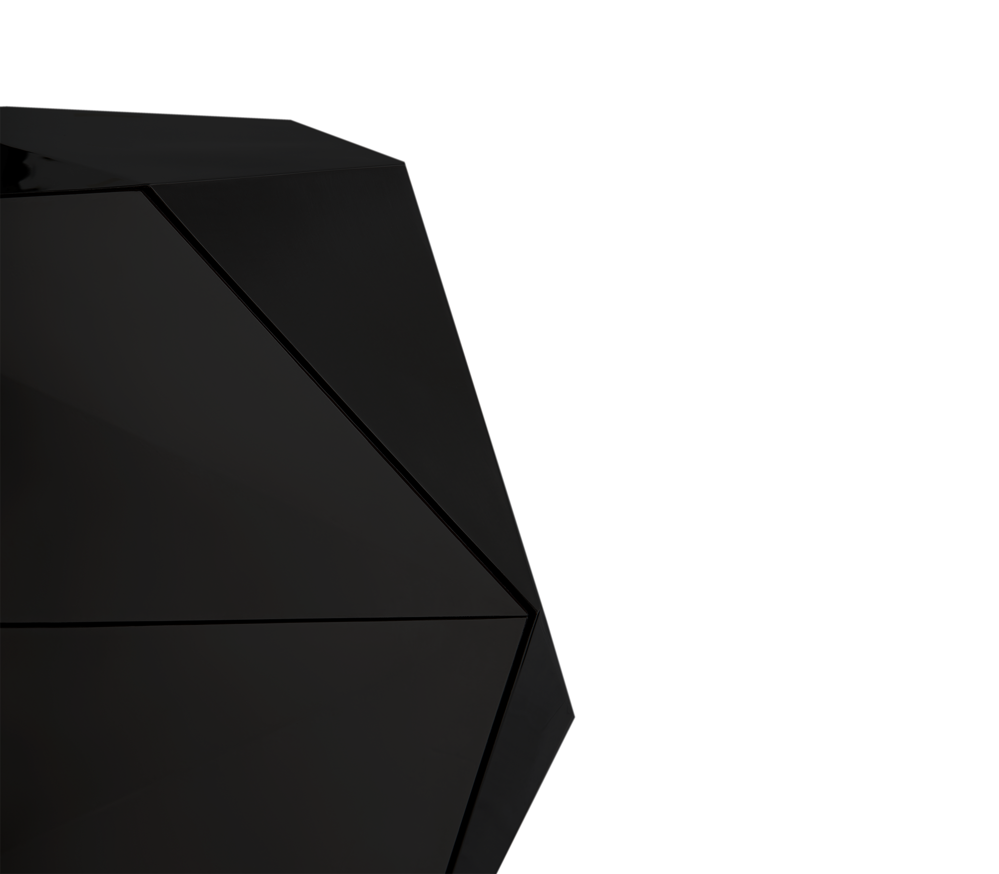 Prism 2 zwart dressoir