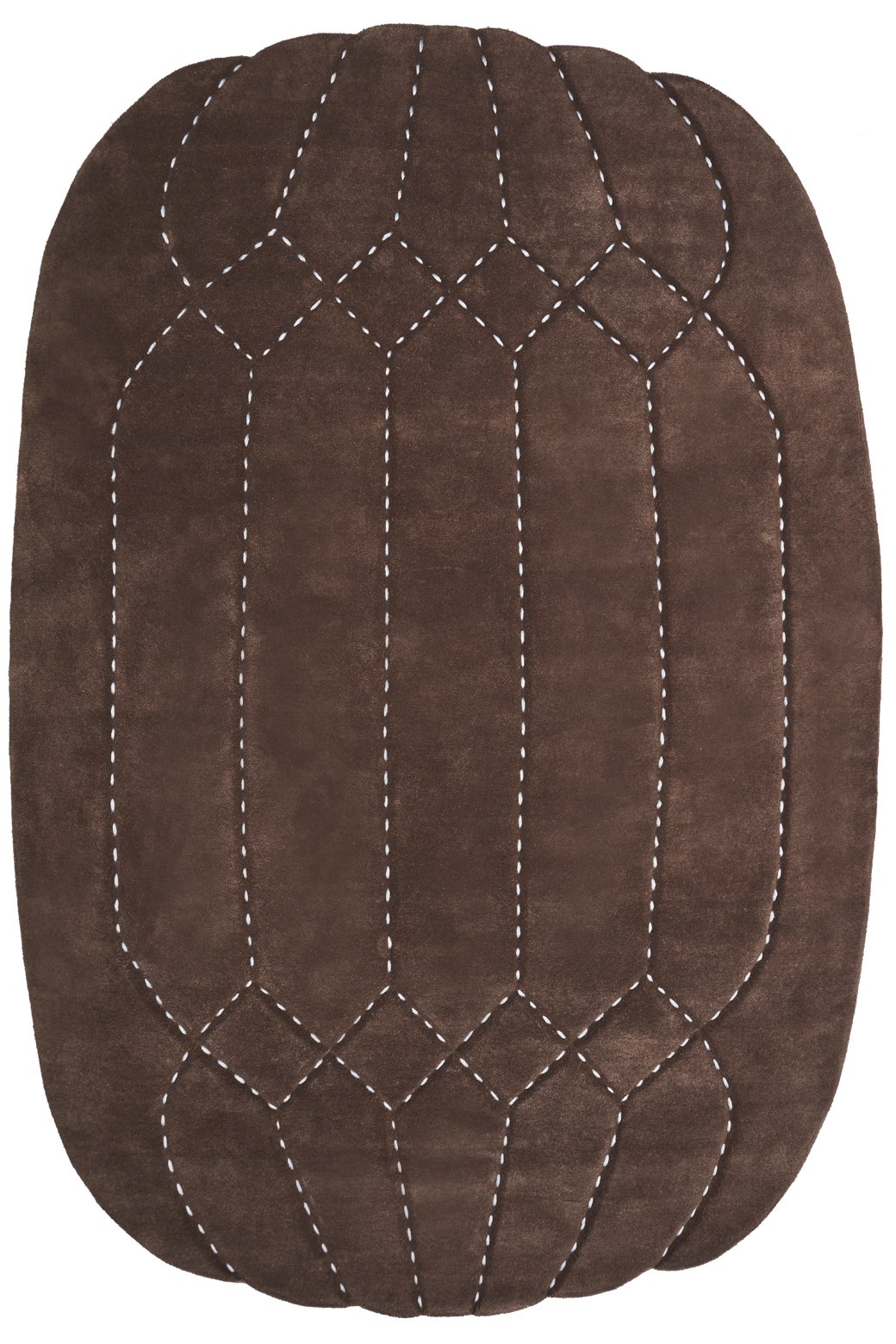 Gevoerd 1 designer vloerkleed