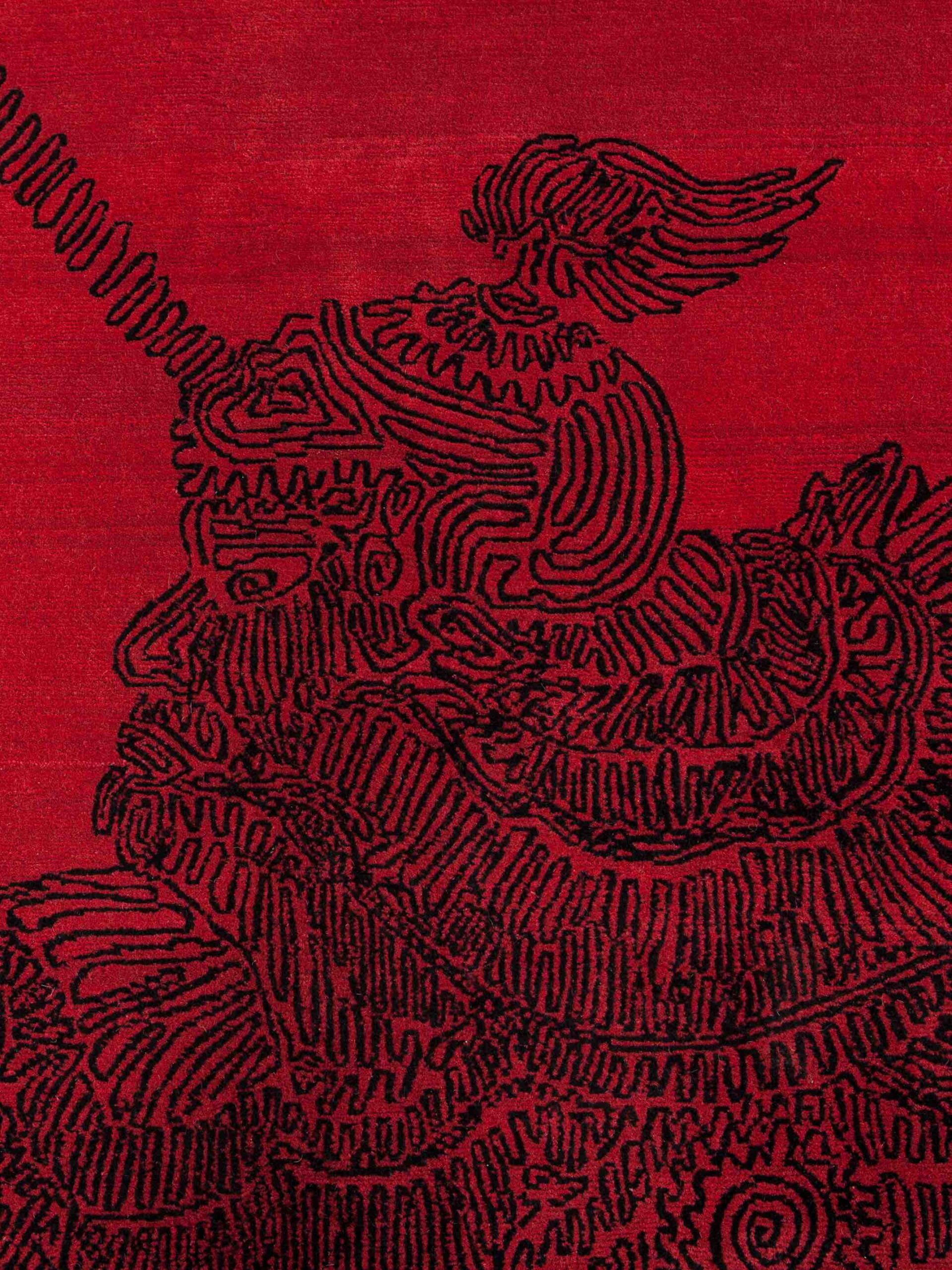 Intrigue japonaise handgeweven vloerkleed