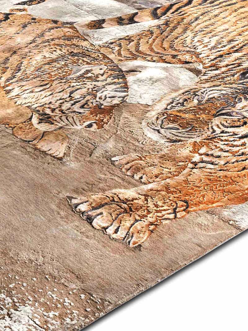 Tiger handgeweven vloerkleed