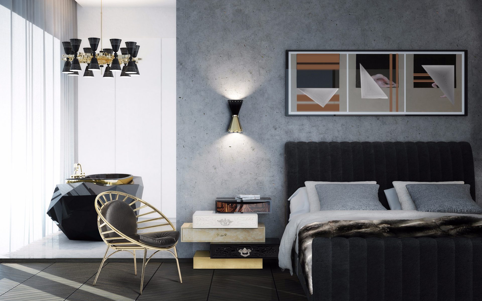 Chic wandlamp - 5