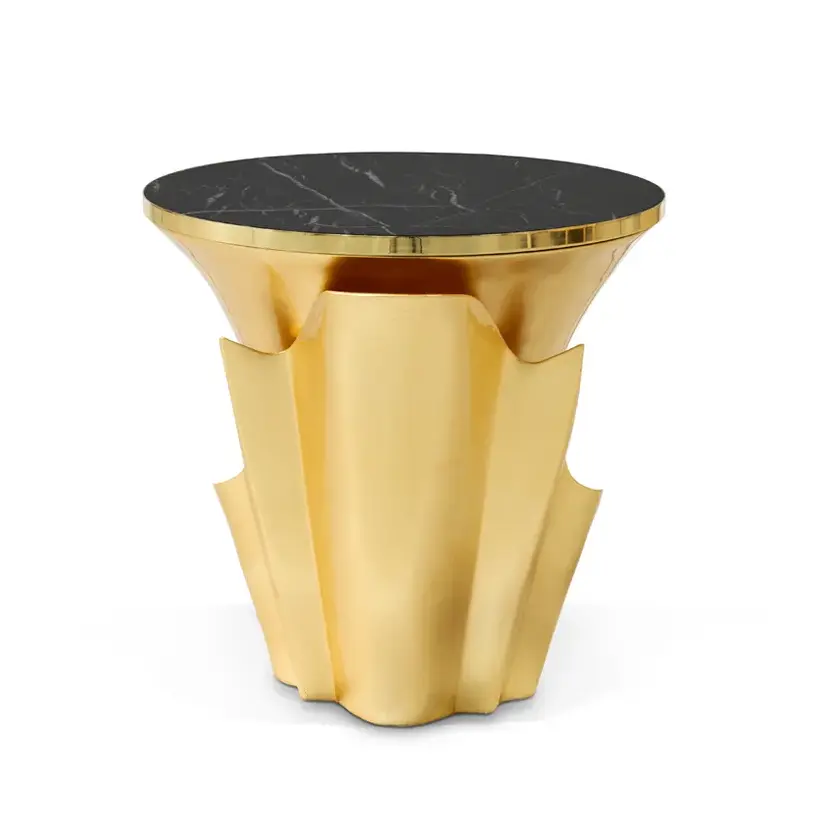 Solstice goudblad bijzettafel