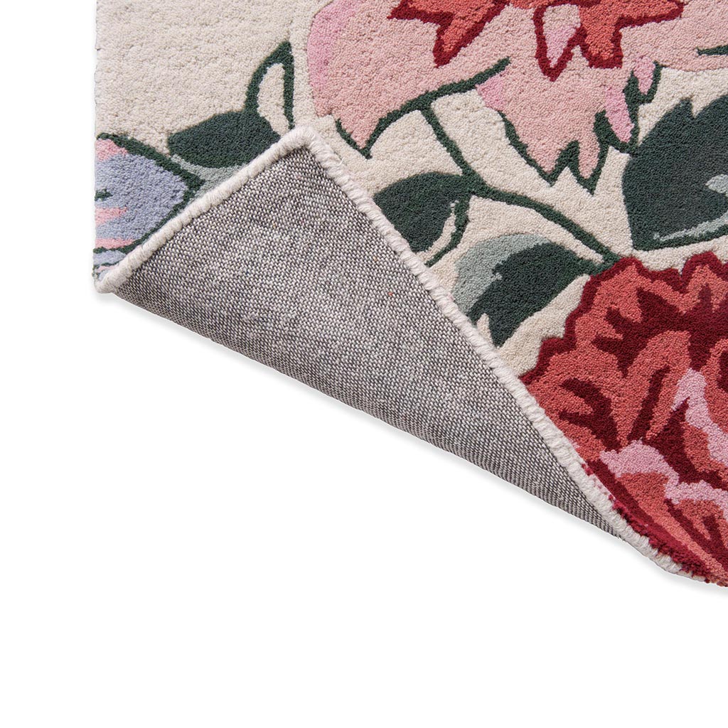 Wendling floral klaproosrood tapijt | Maat: 170 × 240 cm