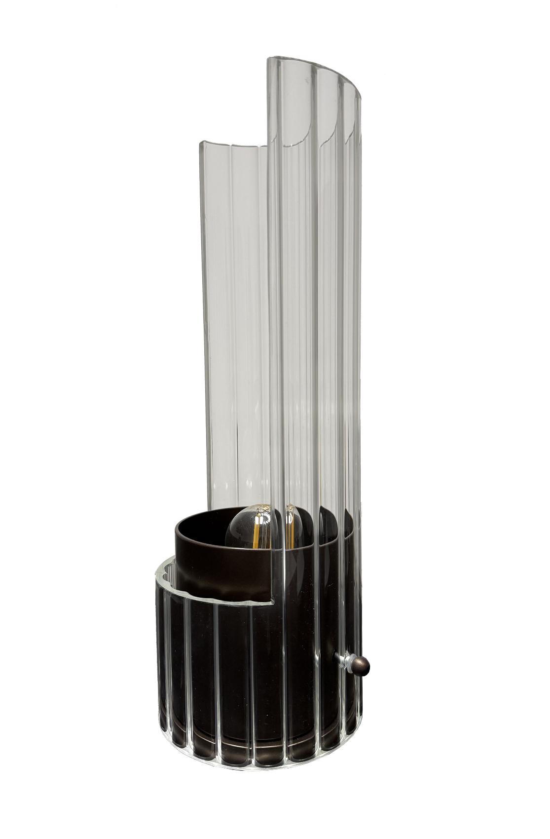 Bon Ton glazen tafellamp