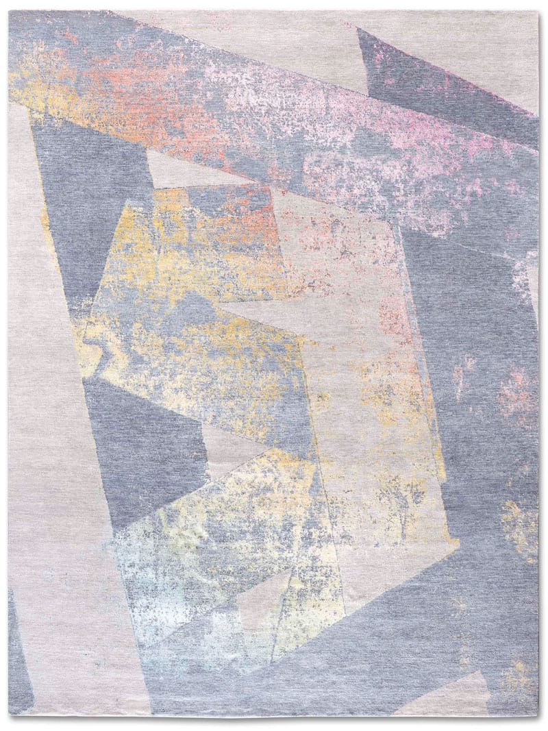Pastel Sun handgeweven vloerkleed