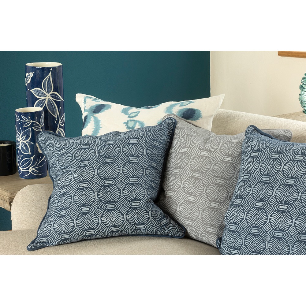 Pali Indigo 50 × 50 kussen
