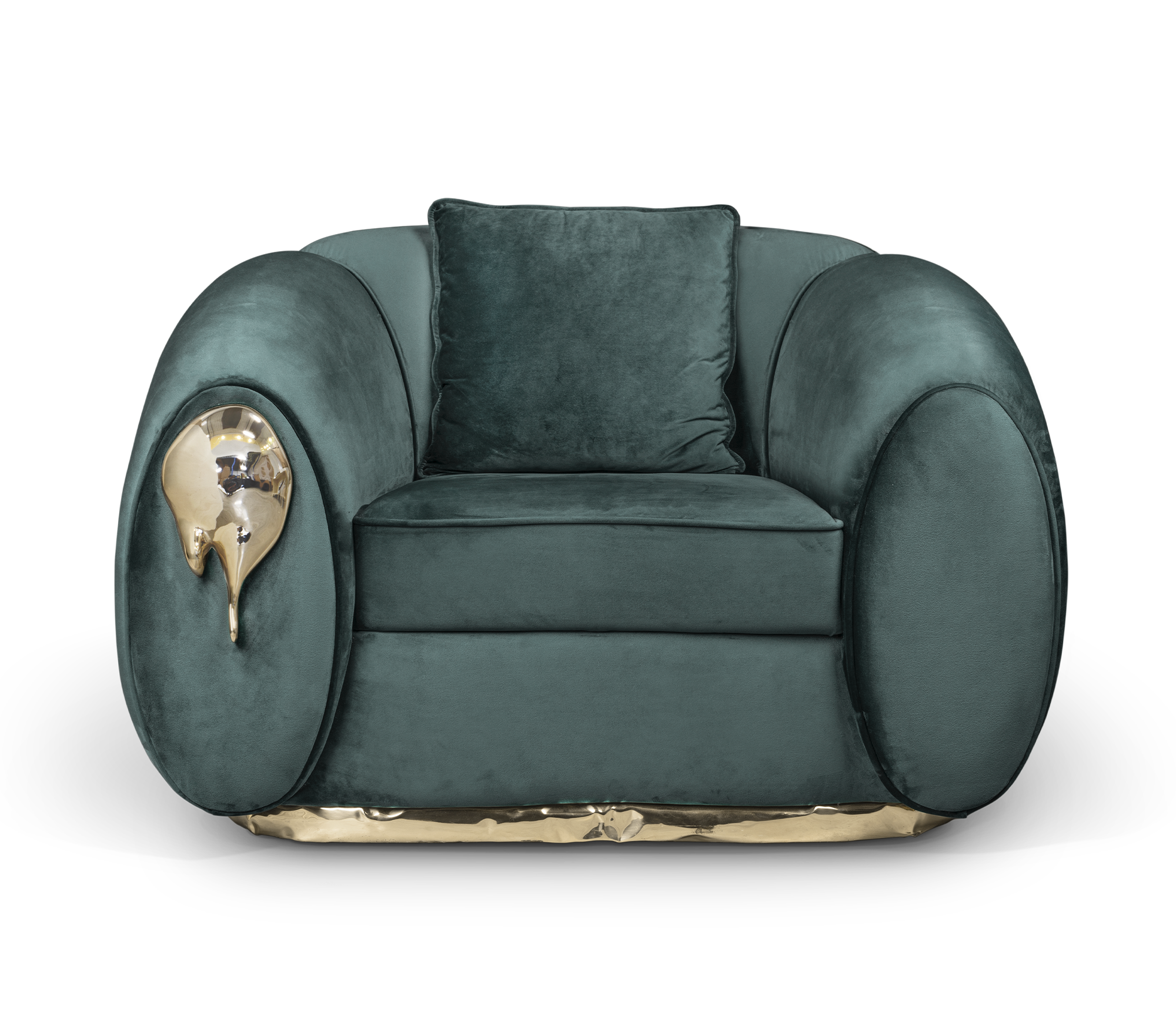 Solara groene luxe fauteuil