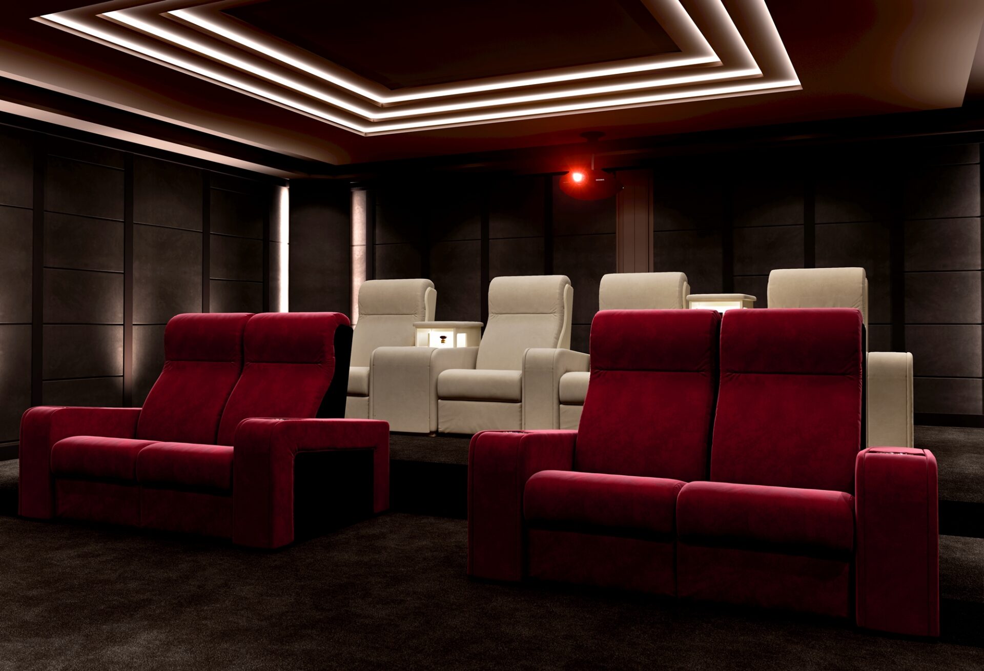Luxor thuisbioscoop loungestoel
