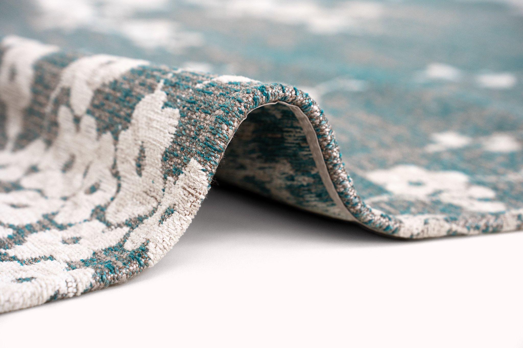 Lake Blue rond tapijt | Maat: Ø 140 cm