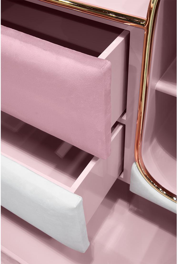 Candy Coated ladekast met drie laden