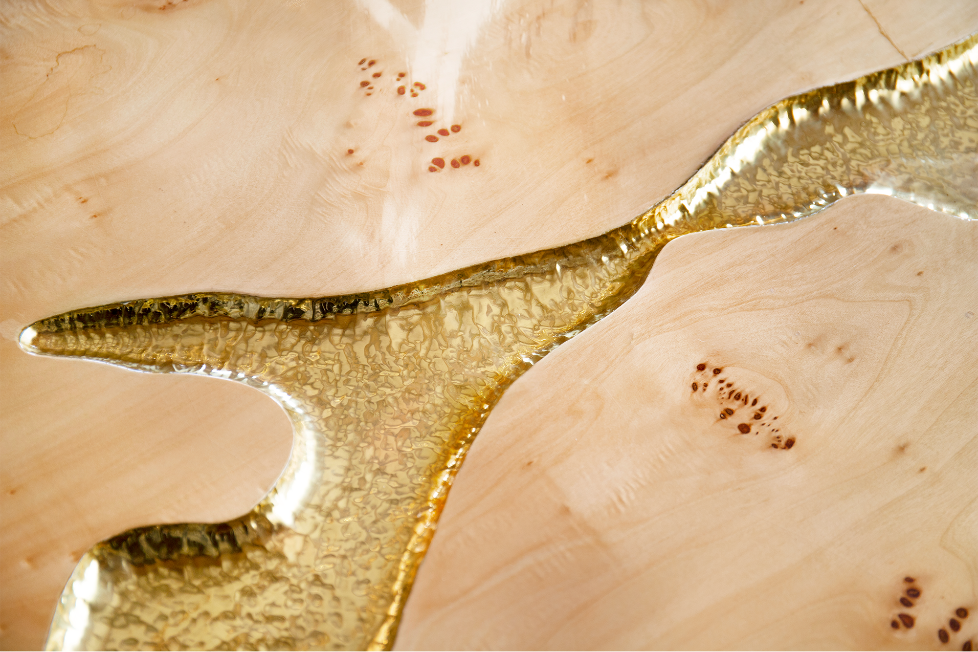 Dominion populierenhout 3-delige salontafelset