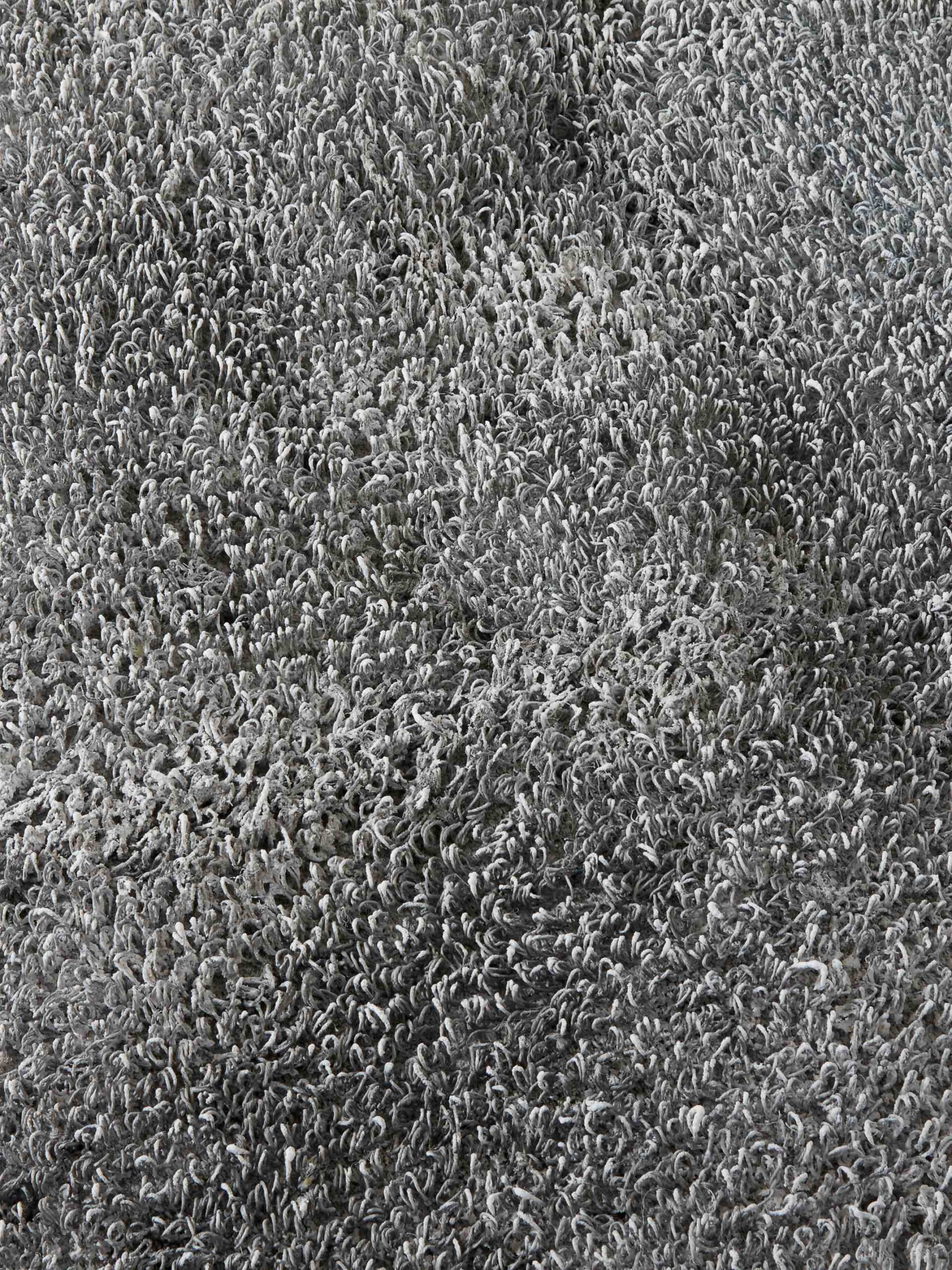 Aluminium rond handgeweven tapijt