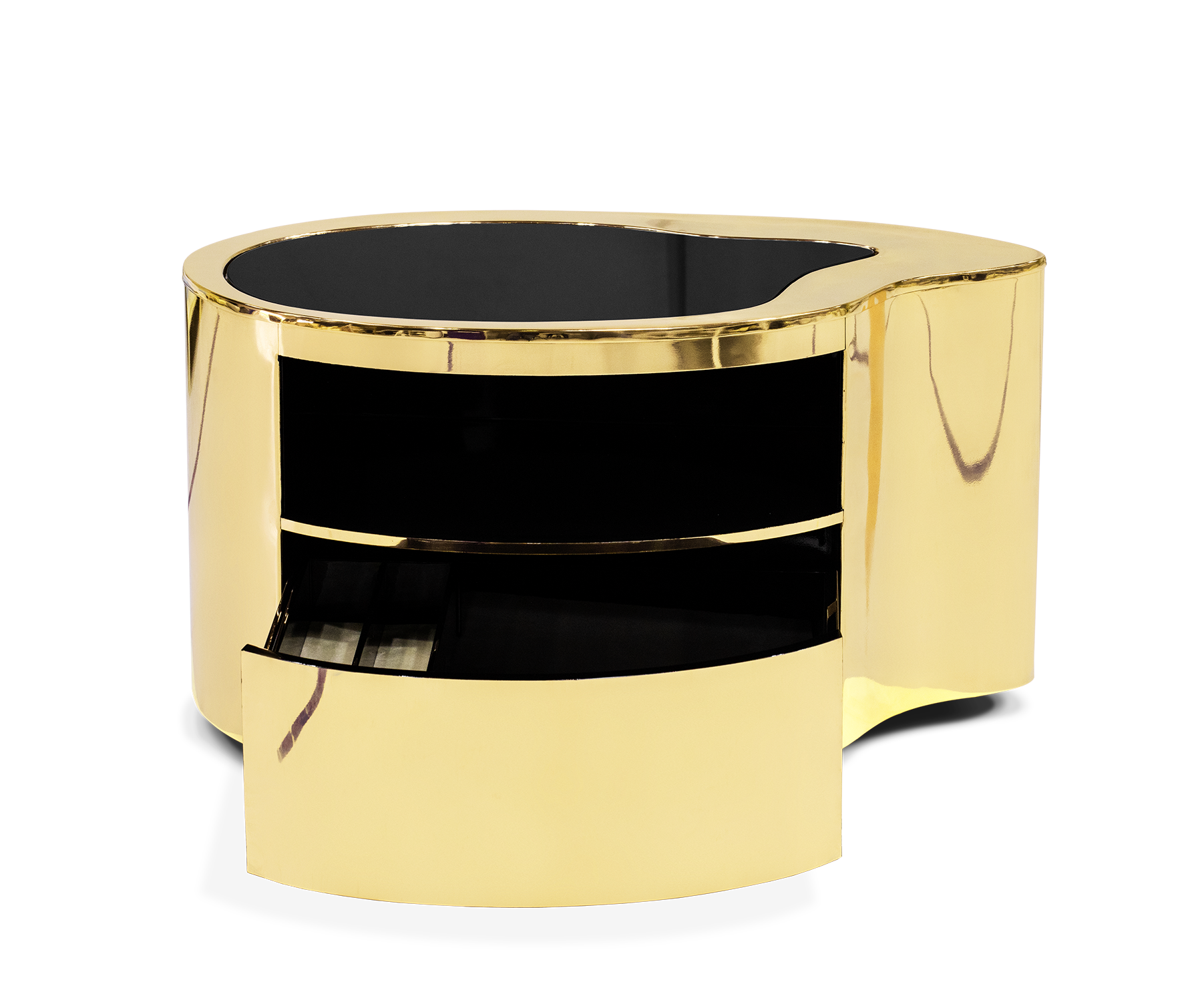 Crest gouden nachtkastje