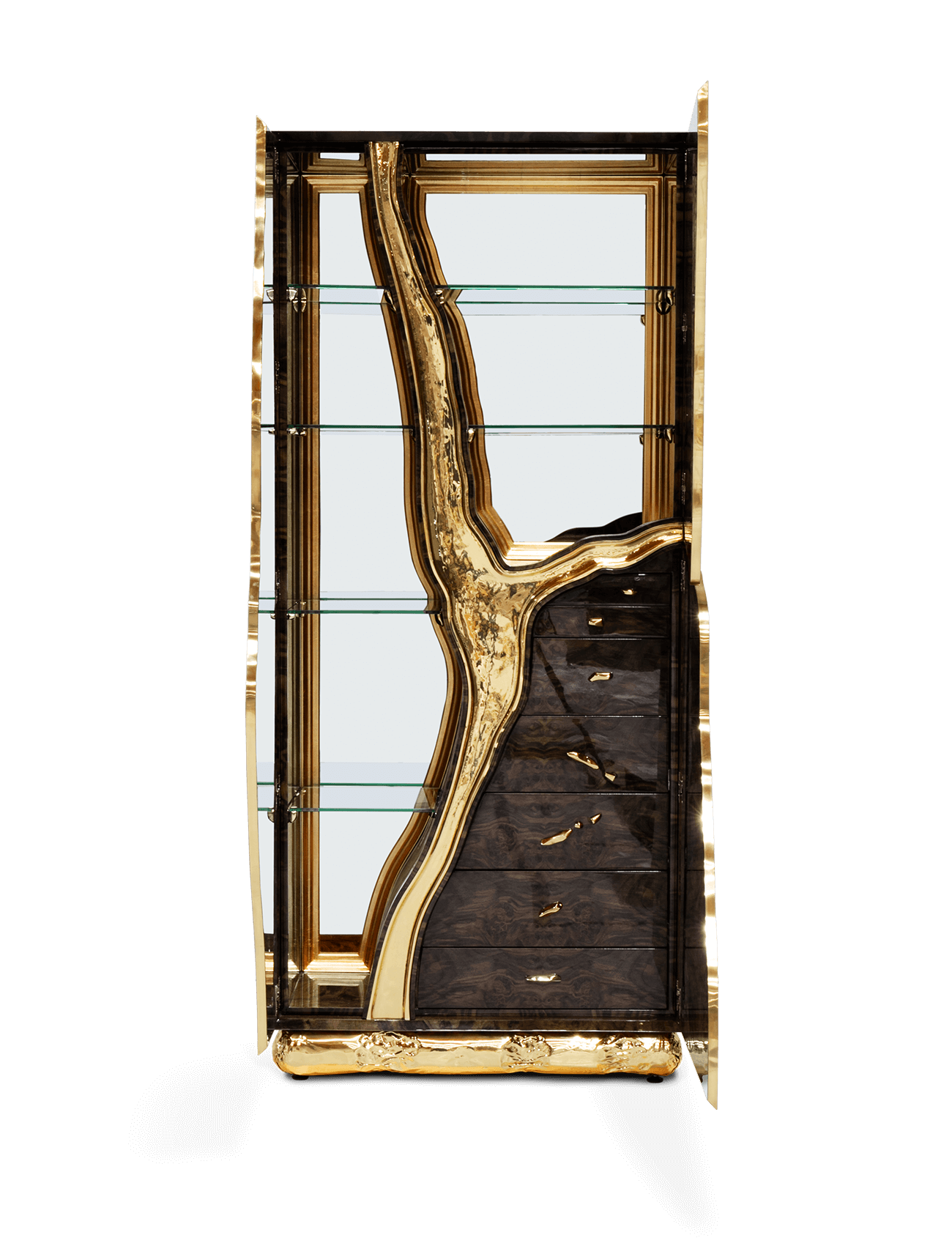 Fissure walnoten kast