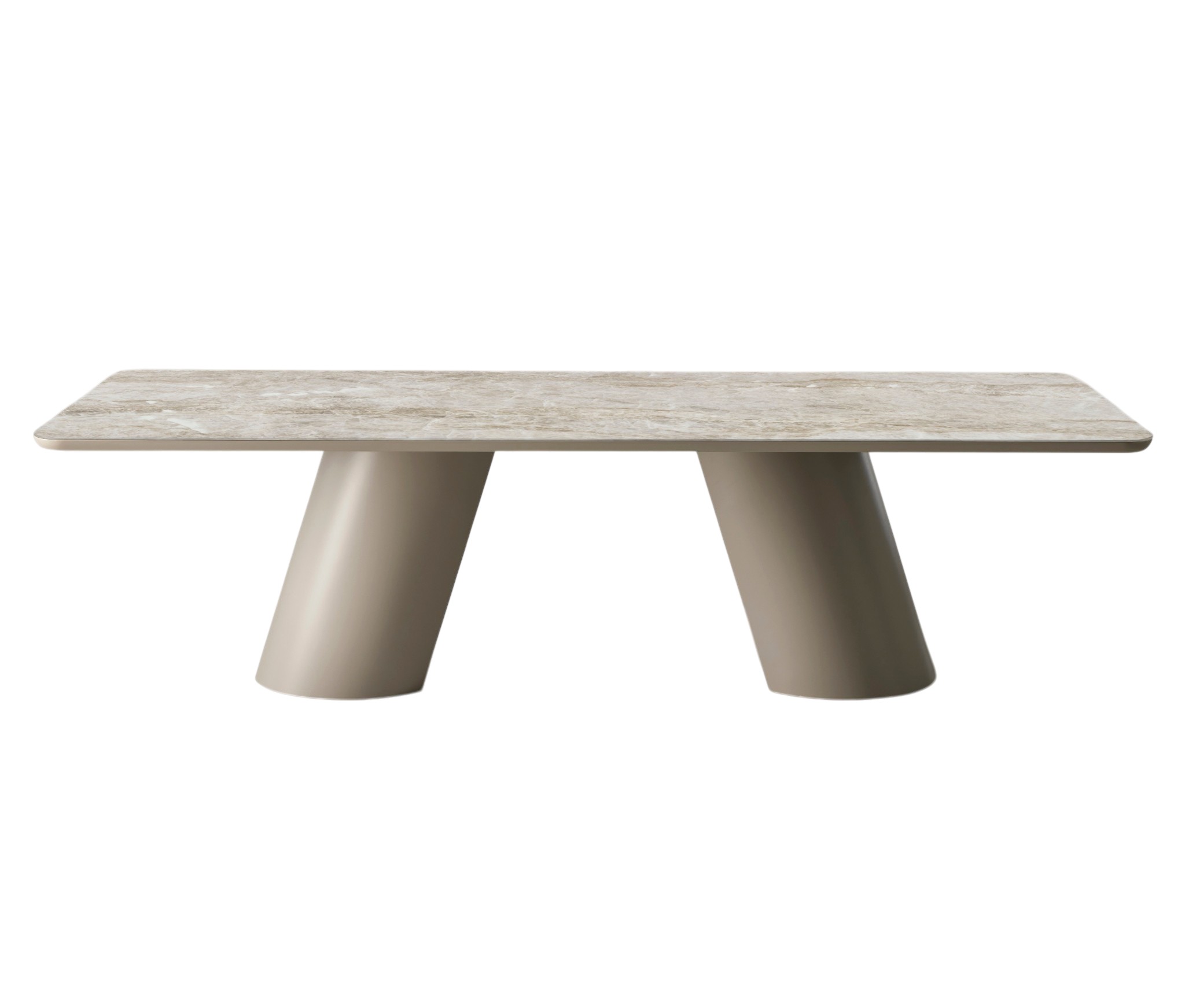 Altea beige eettafel met keramisch blad