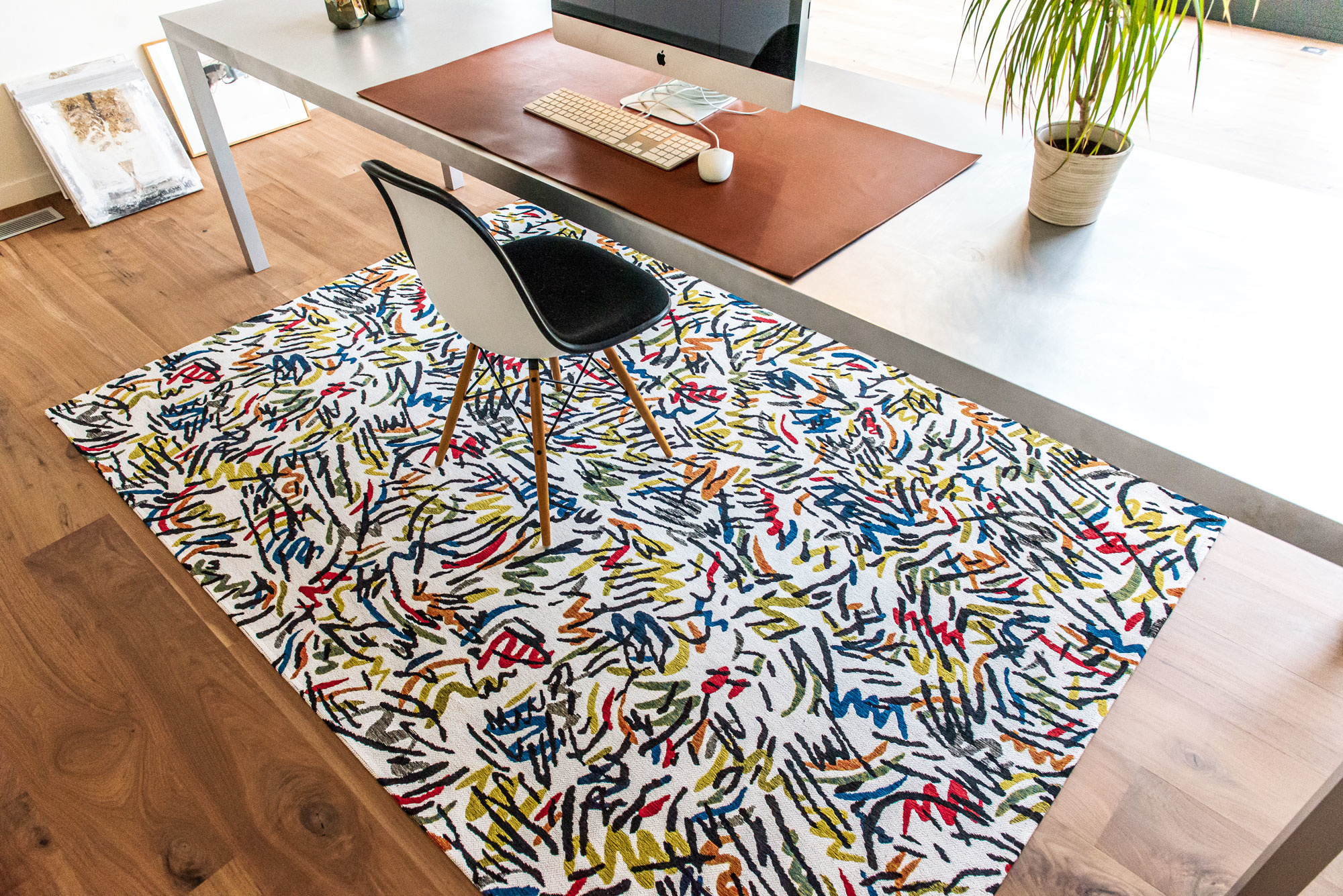 Street Graph tapijt | Maat: 100 × 140 cm