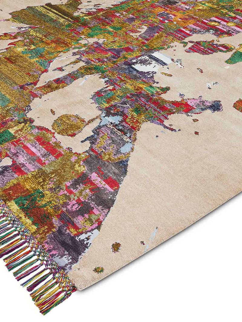 Eco handgemaakte luxe tapijt | Maat: 300 × 400 cm