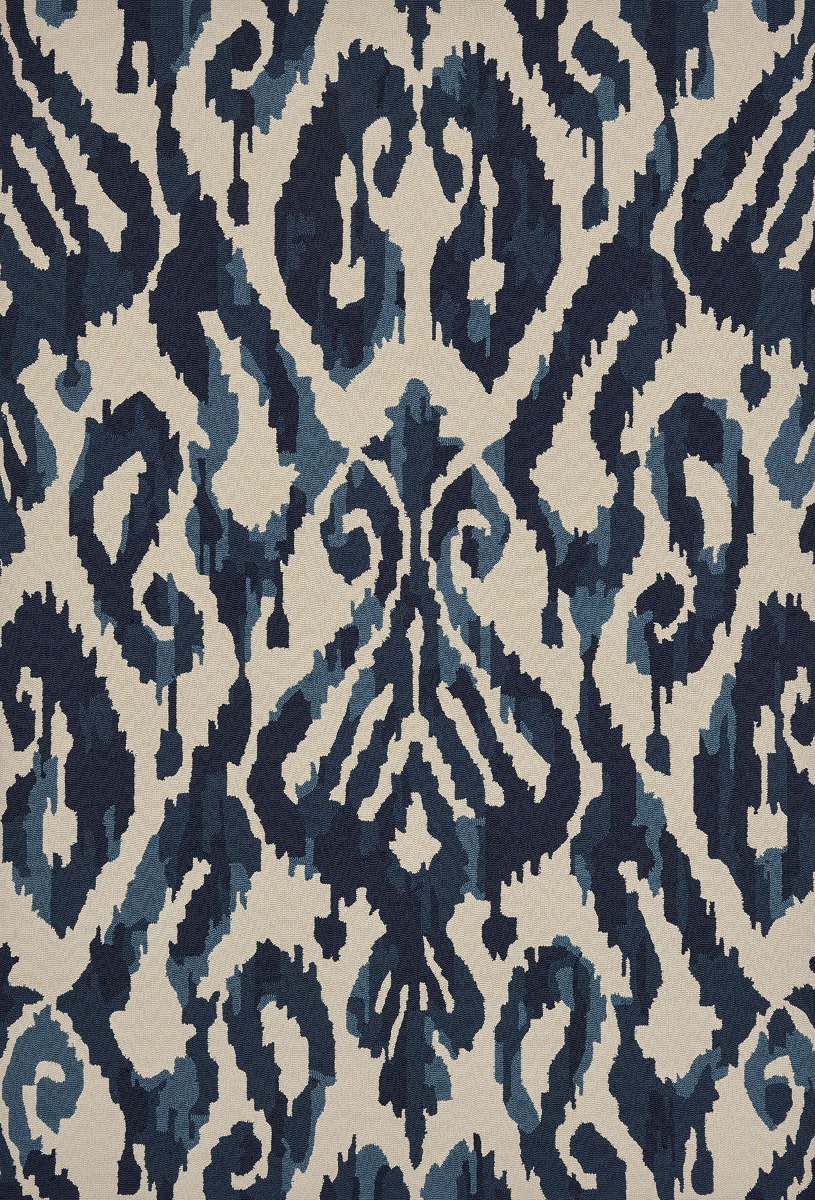Kasuri indigo outdoor tapijt | Maat: 140 × 200 cm