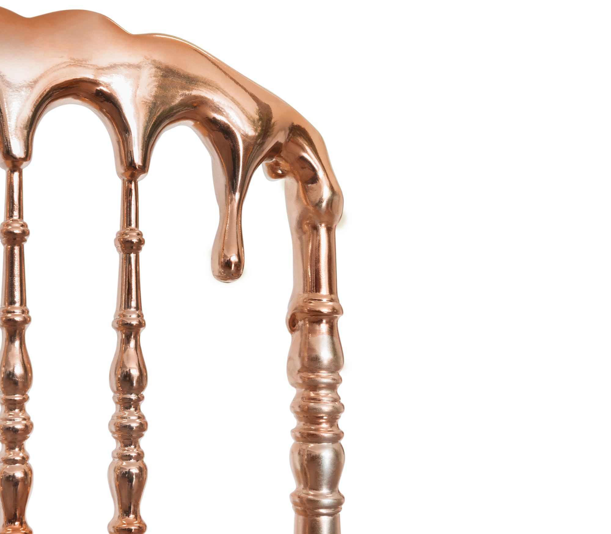 Empyrean koperen accent stoel