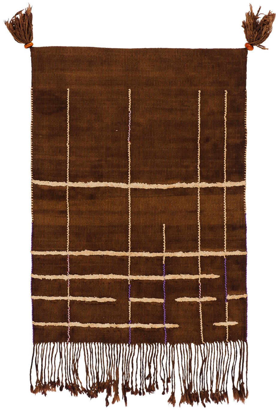 Cache sexe wit paars tapijt | Maat: 250 × 300 cm