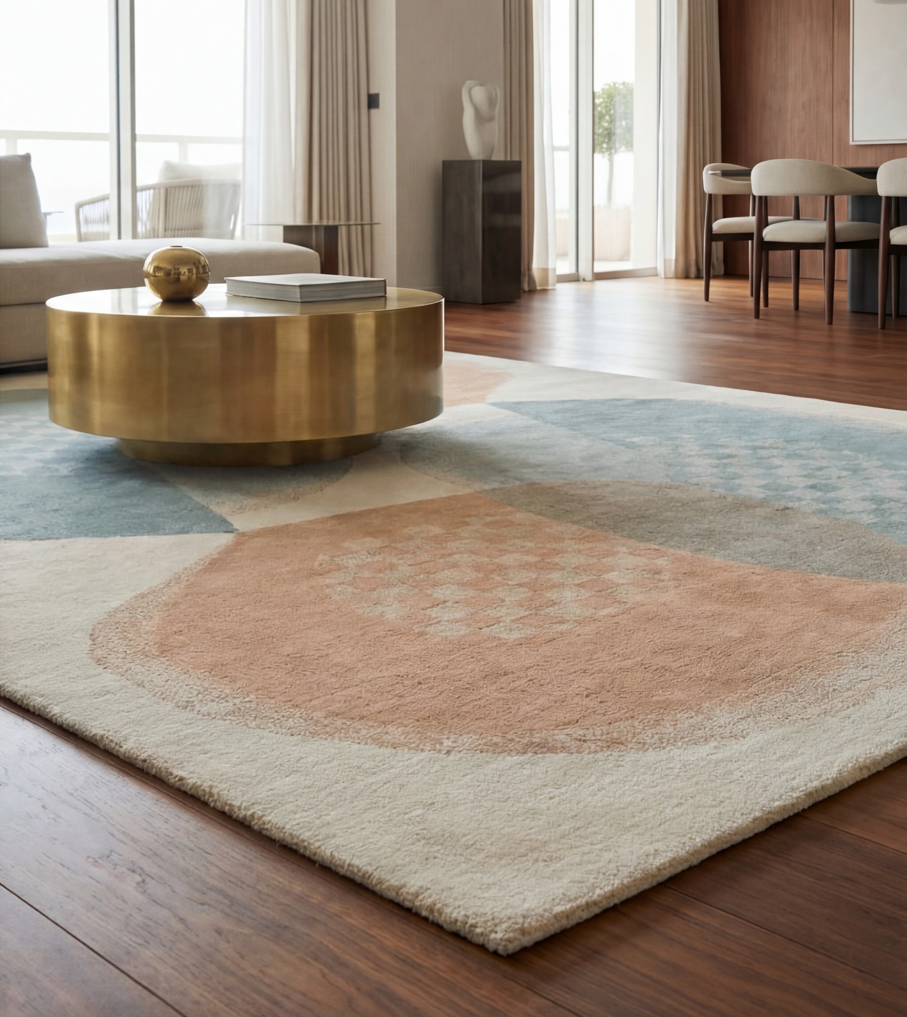 Soft Orbits design vloerkleed