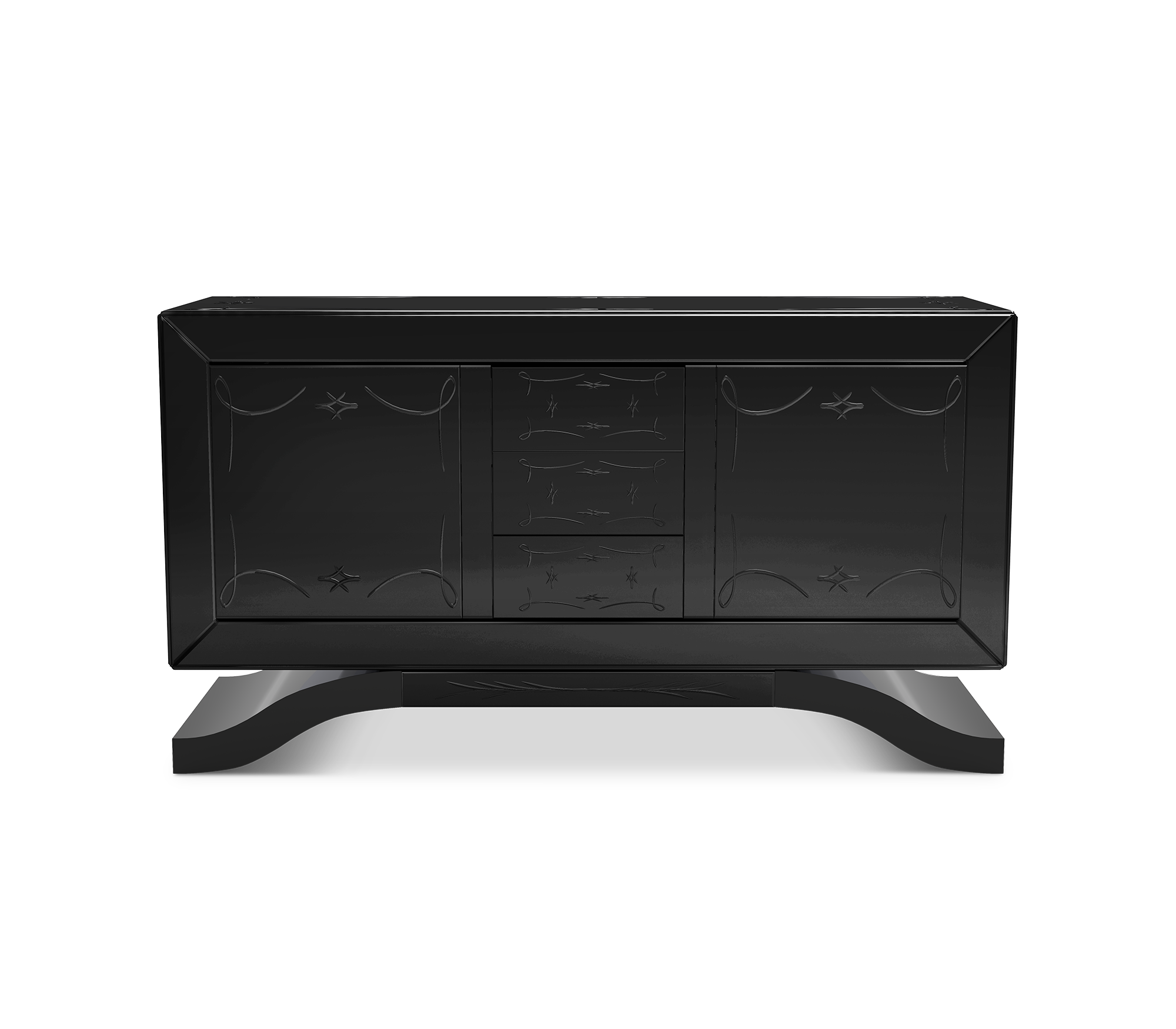 Cosmopolitan zwart dressoir