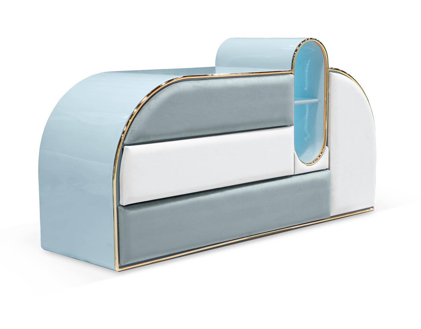 Candy Coated ladekast met drie laden