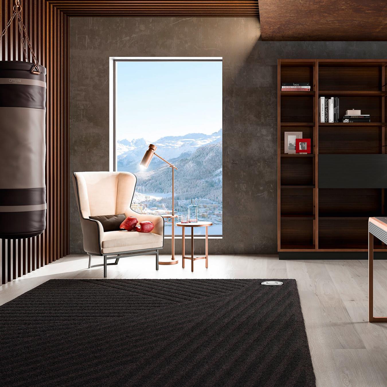 Bergere vloerlamp