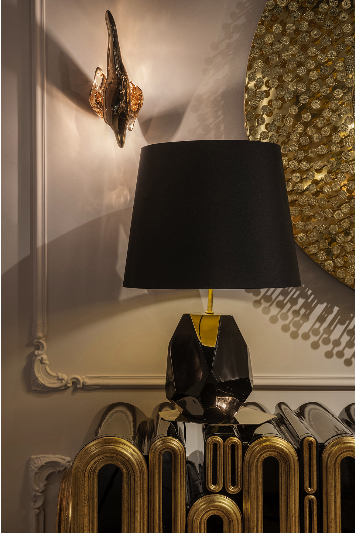 Essence kleine Black tafellamp