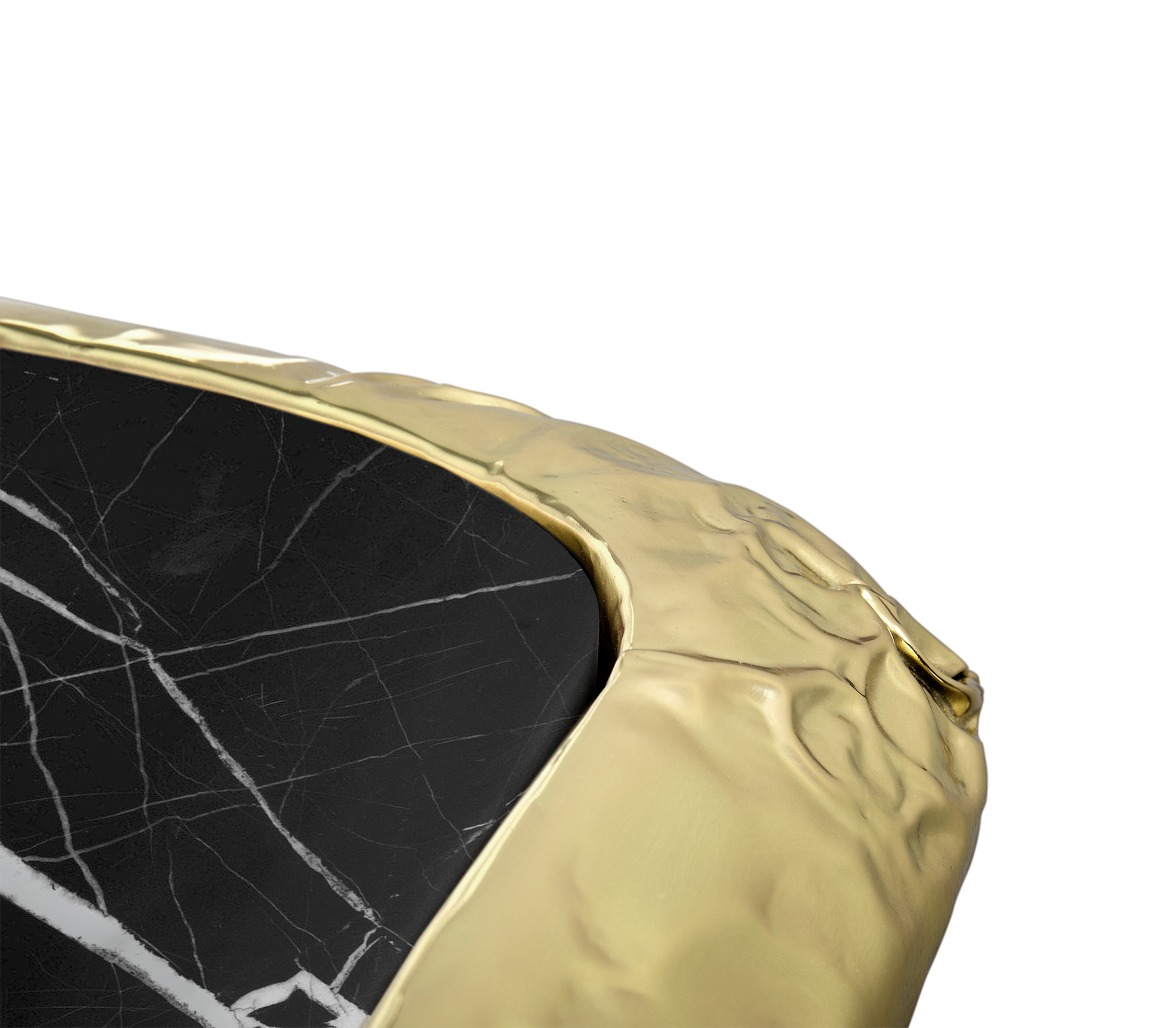 Megalith Nero Marquina bijzettafel