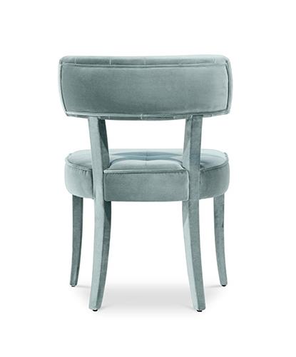 Prestige hemelblauwe eetstoel