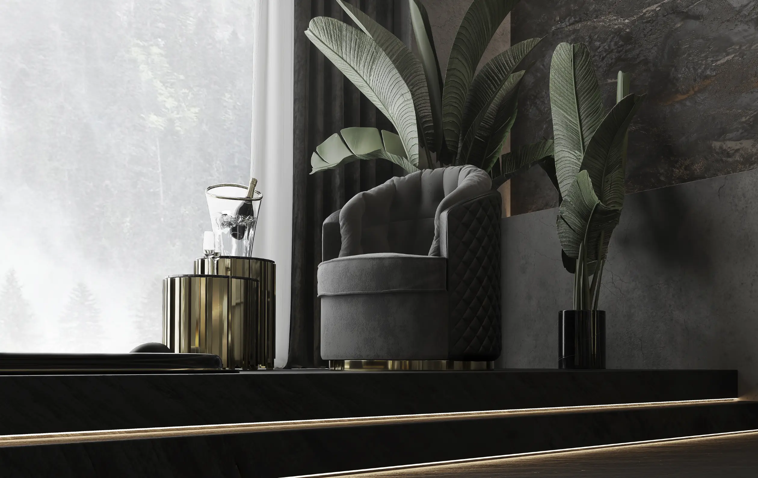 Luxe draaibare fauteuil - 11