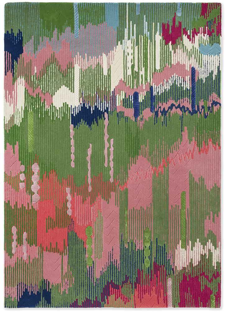 Wilderness peridot/eme tapijt | Maat: 200 × 280 cm