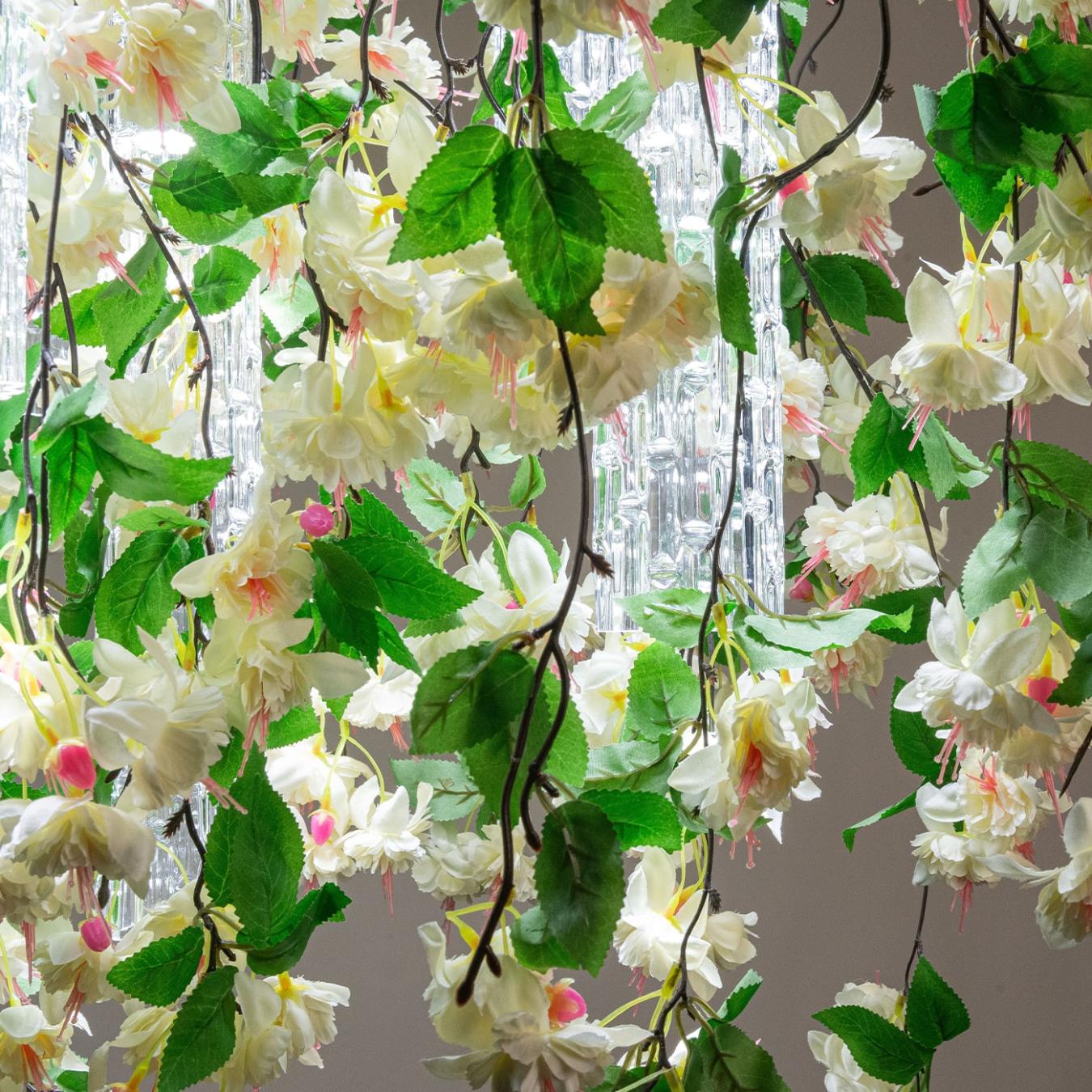 White Cascade grote kroonluchter