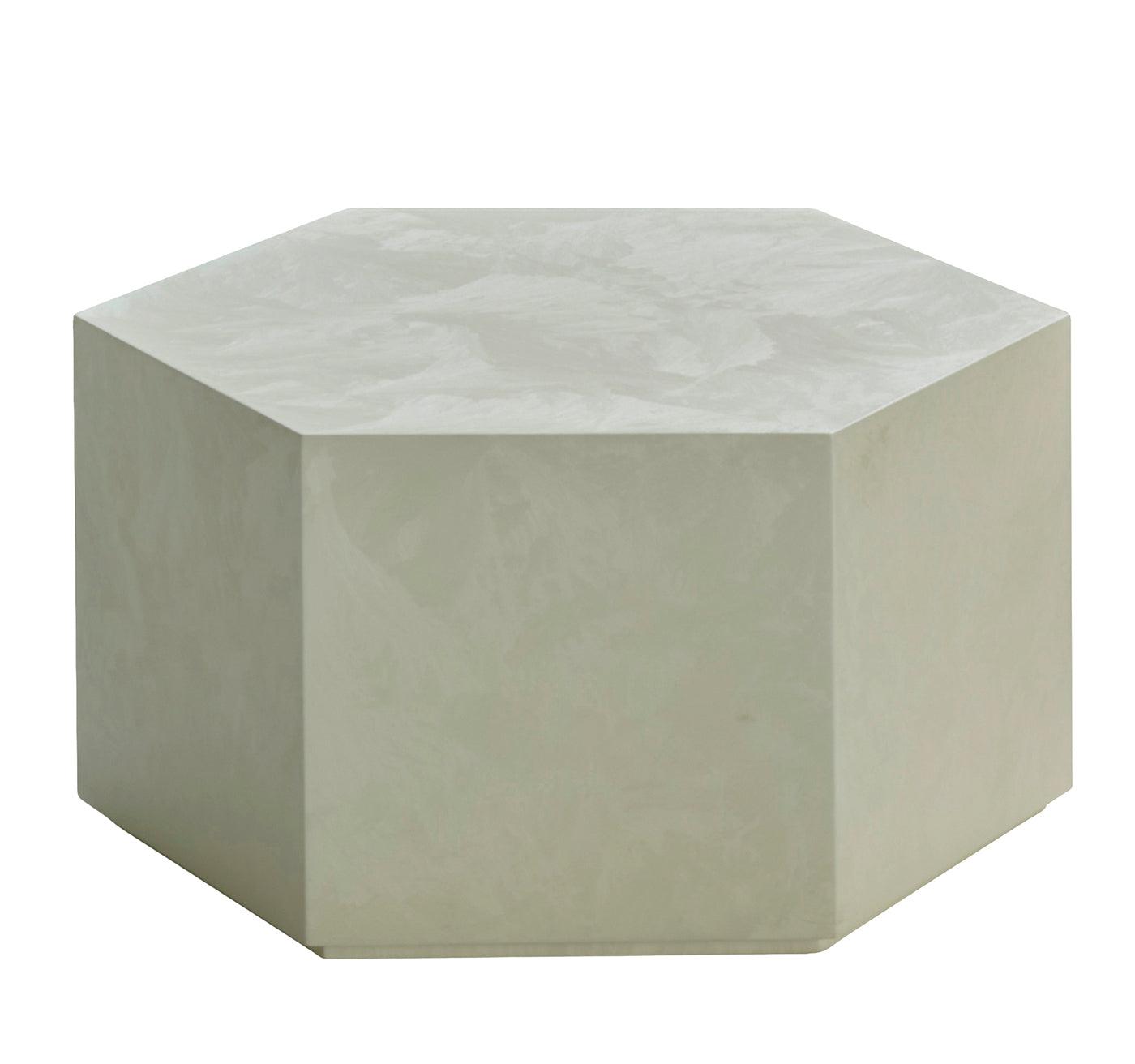 Zeshoekige Witte Salontafel