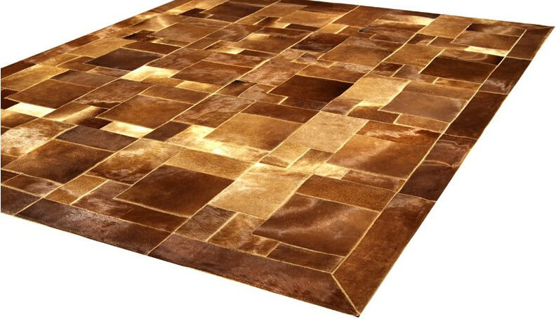 Puzzle col.3 koeienhuid tapijt | Maat: 220 × 260 cm