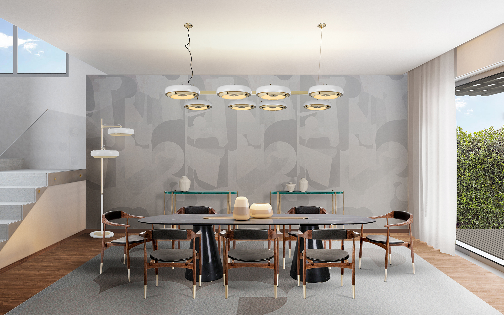 Carter rechthoekige hanglamp - 2