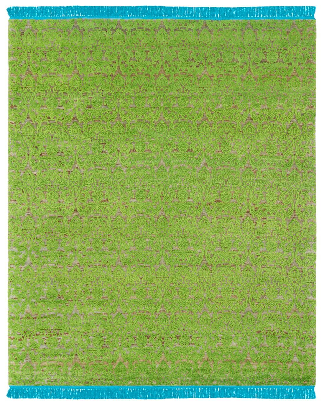 Roma radi deluxe blauw groen tapijt | Maat: 500 × 600 cm