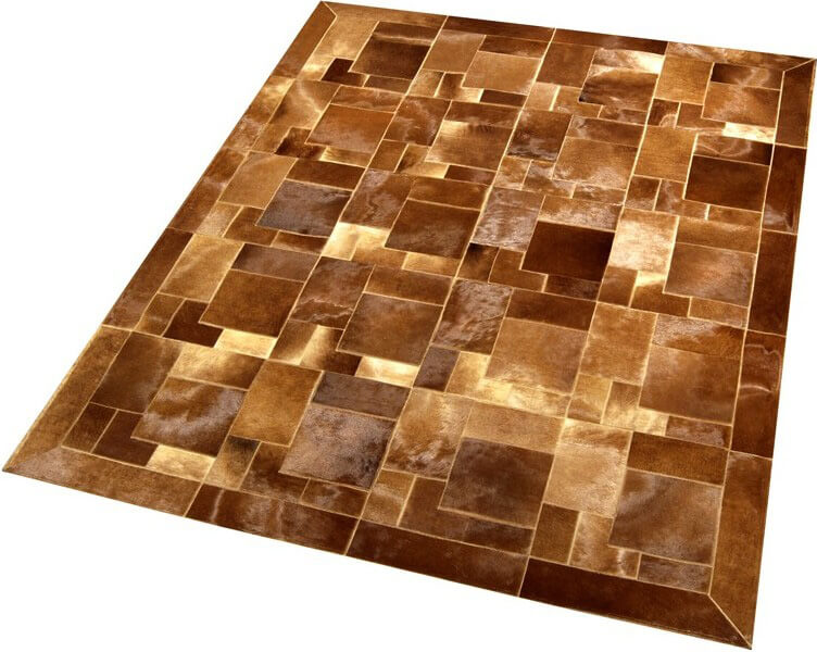 Puzzle col.3 koeienhuid tapijt | Maat: 220 × 260 cm