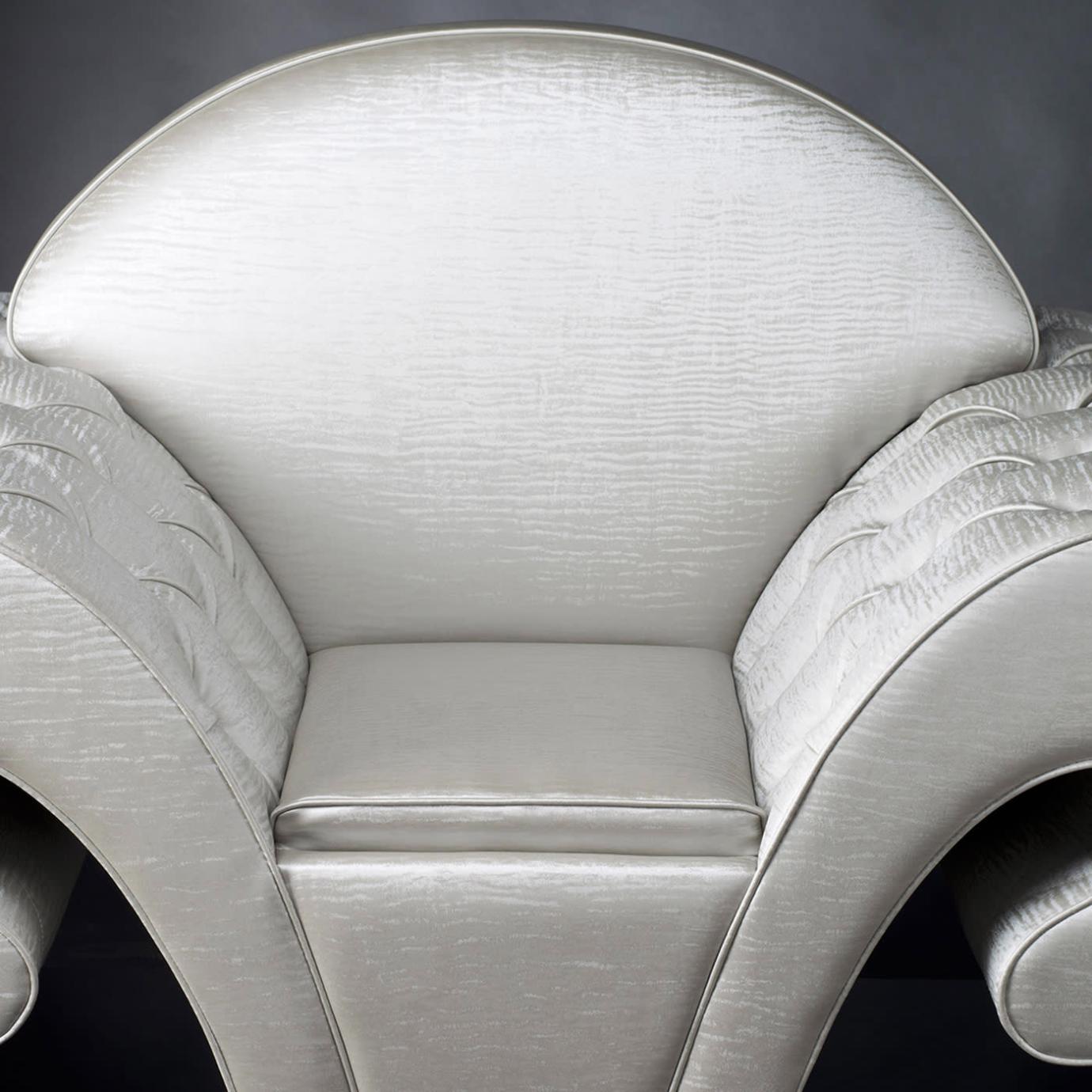 Silhouette witte draaibare fauteuil