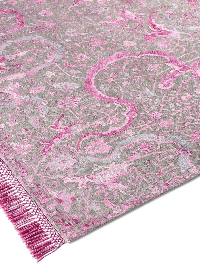 Tabriz Pink luxe vloerkleed