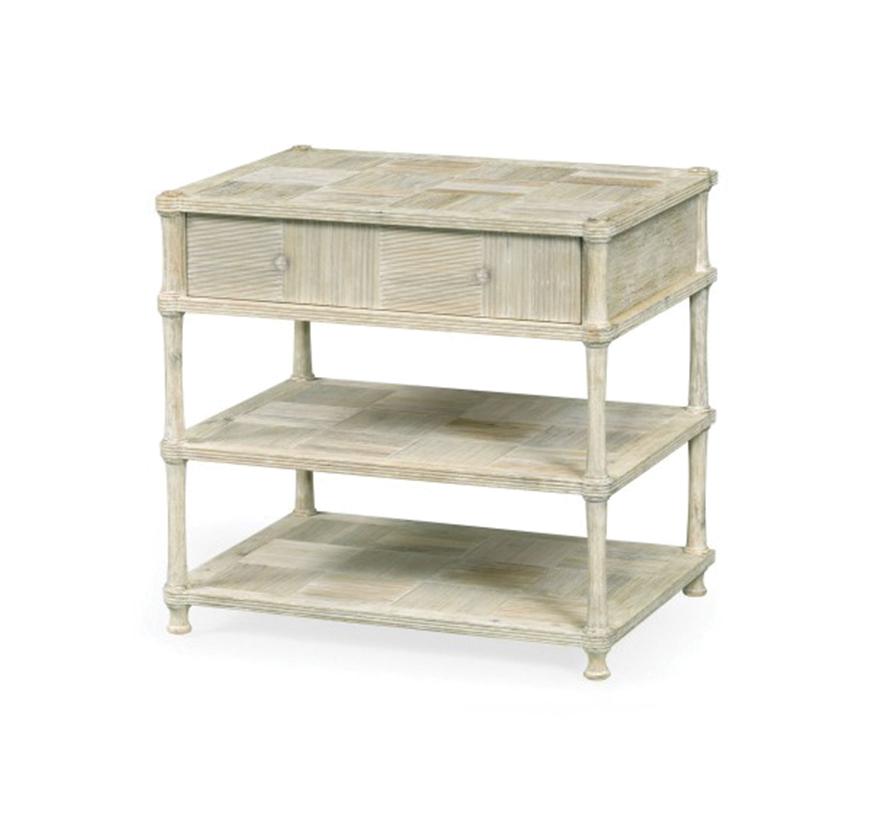Bywater Washed Acacia bijzettafel met lade